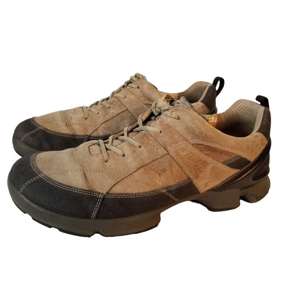 Ecco‎ Biom Yak Lace Up Shoes Men's Sneakers US Size 10. 5 Tan Leather
